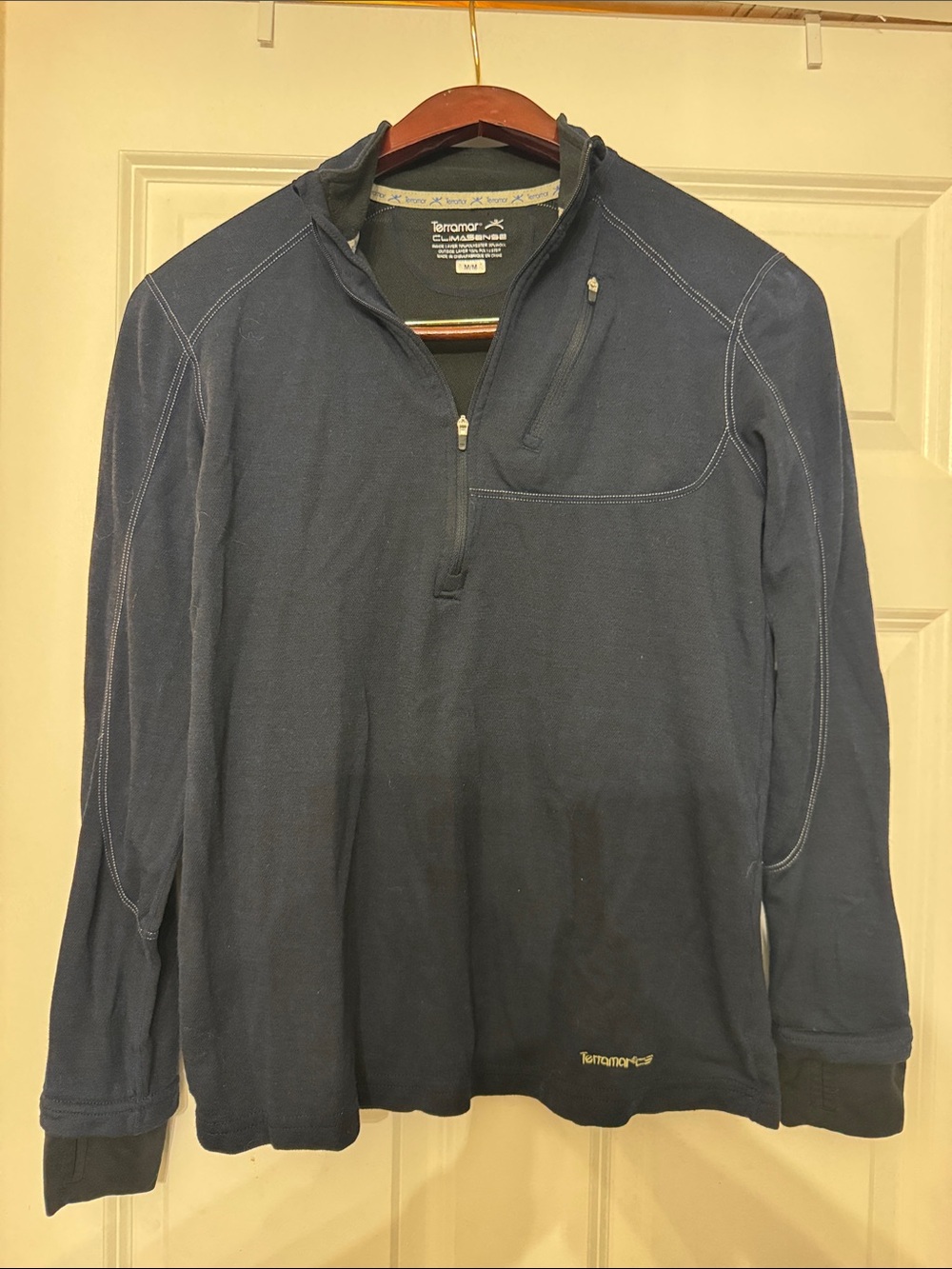Terramar Climasure Black Performance Midlayer - M